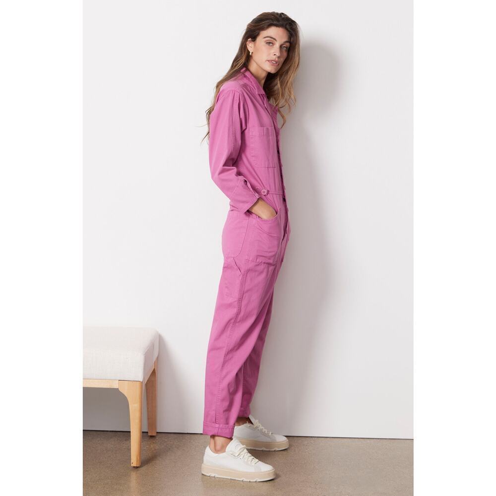 Pistola Tanner Long Sleeve Field Jumpsuit One Piece Levander Size L NWOT